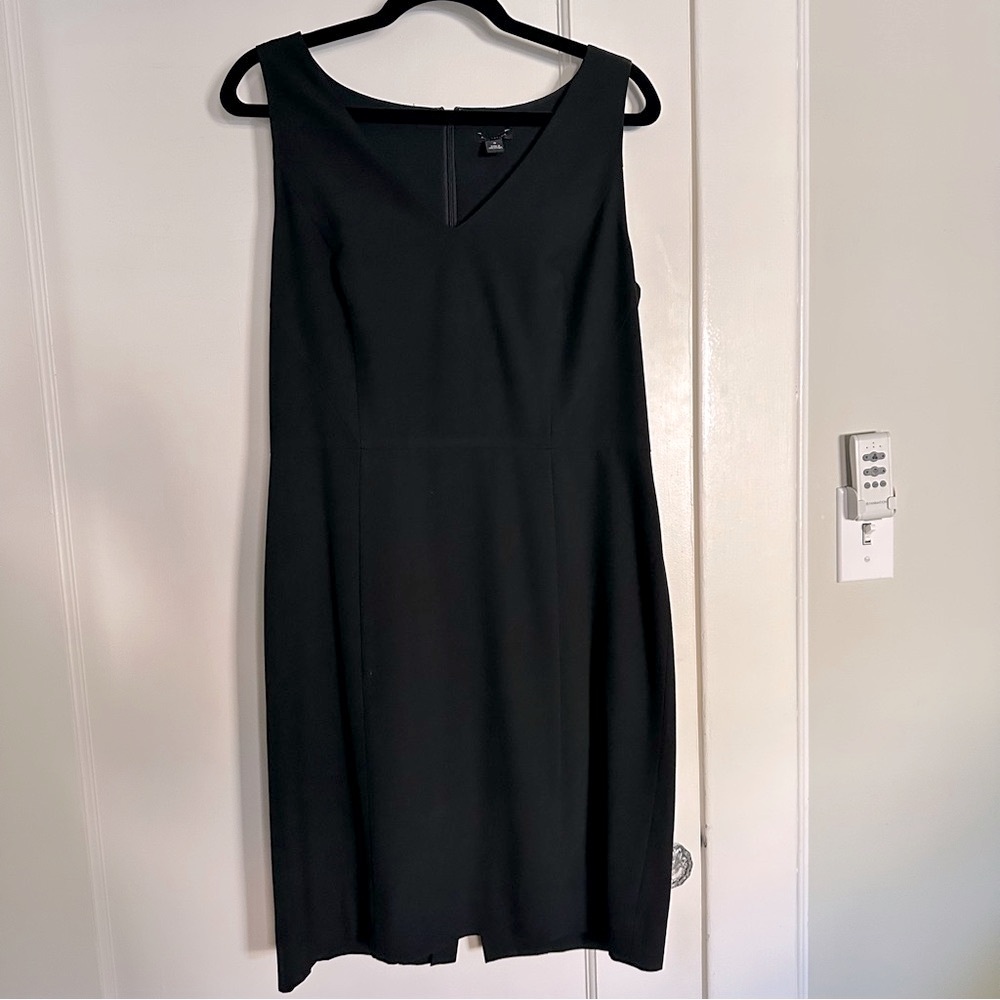 Ann Taylor Classic Black Midi Dress